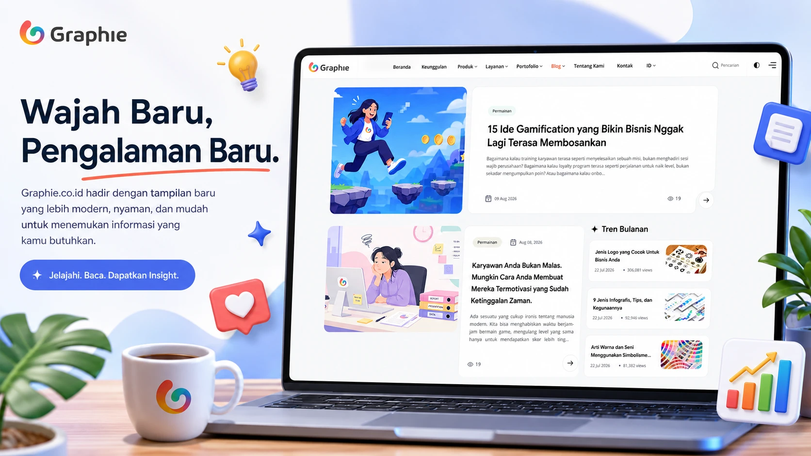 Wajah Baru Graphie, Langkah Baru untuk Berbagi