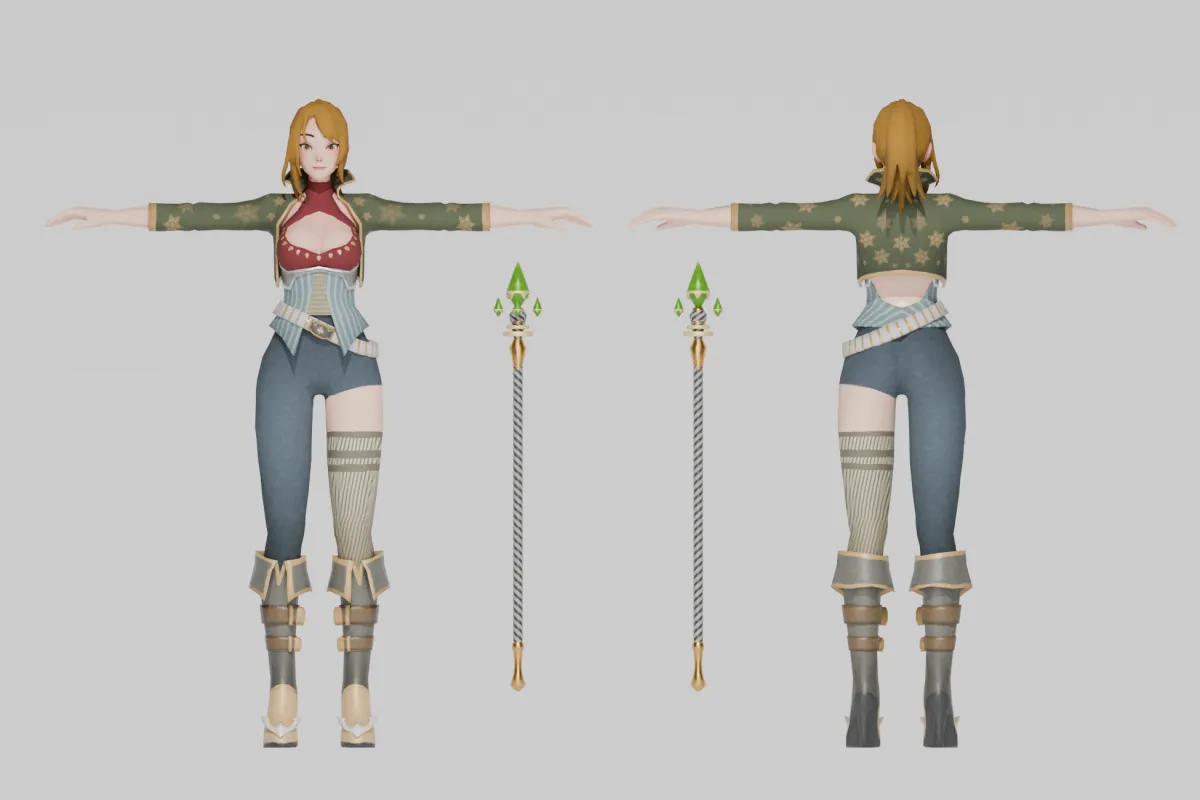 3D Character - Keyna