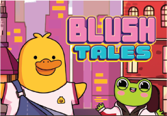 Blush Tales, a captivating match-3 puzzle game where adventure awaits!