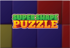 Super Shape Puzzle, 
                                            match the colorful shapes into the designated spaces!