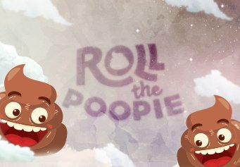 Roll The Poopie, roll down the hole and avoid all the obstacles that come