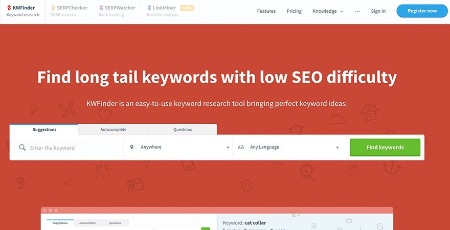 SEO Tools KW-Finder