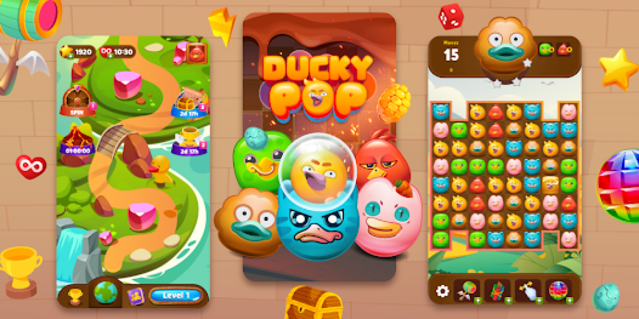 Ducky Pop: A Splash in the Match-3 Pool